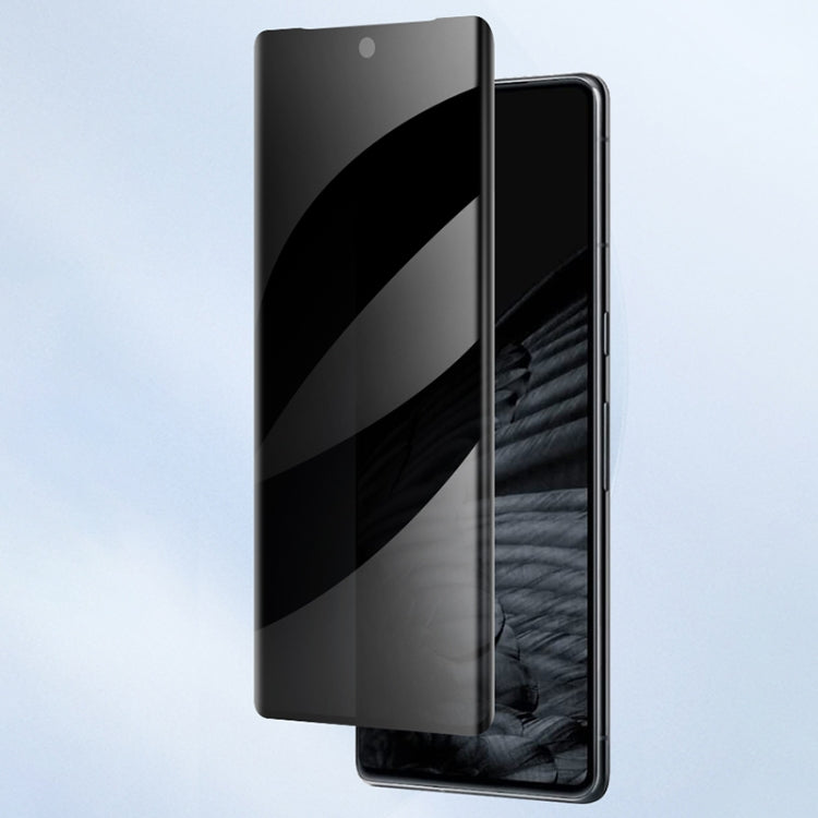 For Google Pixel 7 Pro 3D Curved Edge Privacy Tempered Glass Film by bashfashion