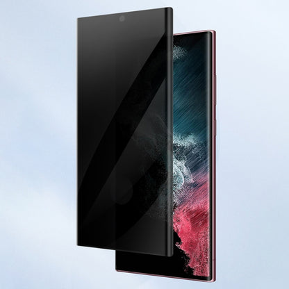 For Samsung Galaxy S23 Ultra 5G 3D Curved Edge Privacy Tempered Glass Film by bashfashion