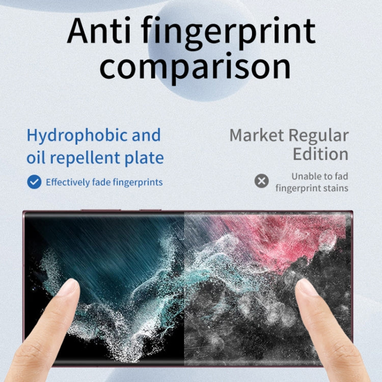 For Samsung Galaxy S23 Ultra 5G 3D Curved Edge Privacy Tempered Glass Film by bashfashion