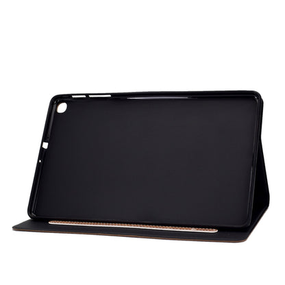 For Samsung Galaxy Tab A 10.1 (2019) T510/T515 Cowhide Texture Horizontal Flip Leather Case with Holder & Card Slots(Brown) by bashfashion