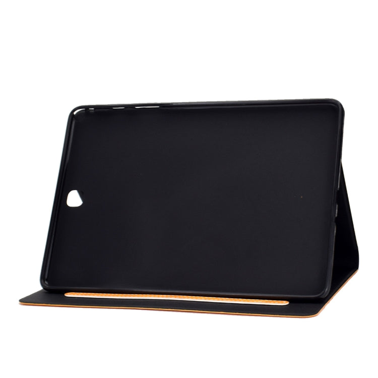 For Samsung Galaxy Tab A 9.7 T550/T555C Cowhide Texture Horizontal Flip Leather Case with Holder & Card Slots & Sleep / Wake-up Function(Khaki) by bashfashion