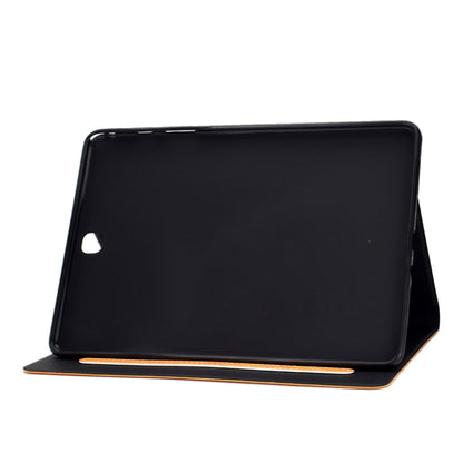 For Samsung Galaxy Tab A 9.7 T550/T555C Cowhide Texture Horizontal Flip Leather Case with Holder & Card Slots & Sleep / Wake-up Function(Khaki) by bashfashion