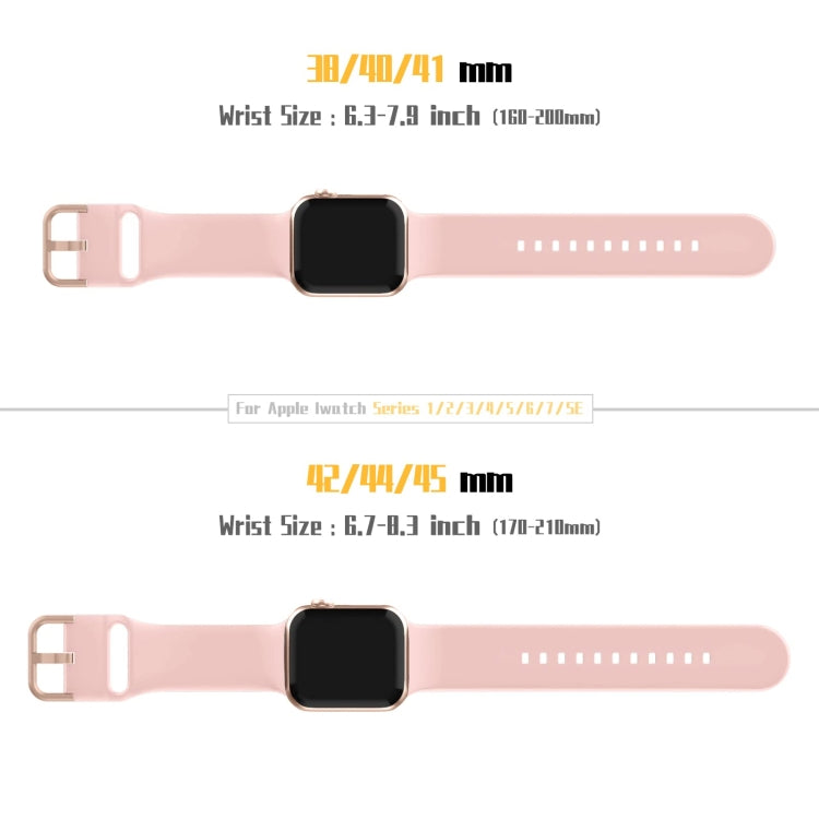 For Apple Watch Ultra 49mm Pin Buckle Silicone Watch Band(Pink) by bashfashion