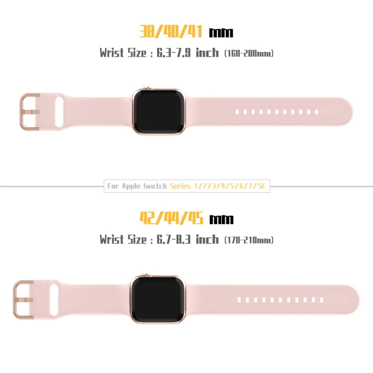 For Apple Watch Ultra 49mm Pin Buckle Silicone Watch Band(Pink Sand) by bashfashion