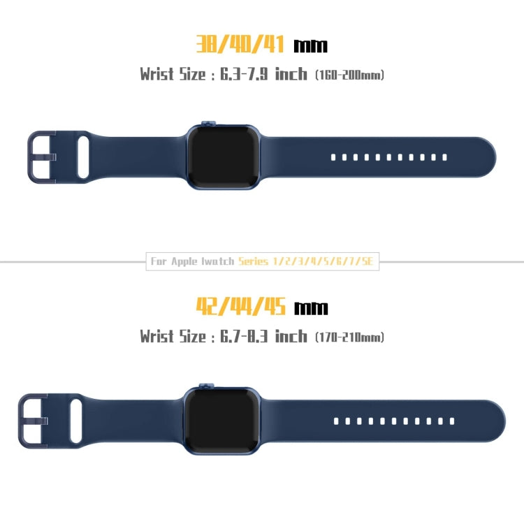 For Apple Watch Ultra 2 49mm Pin Buckle Silicone Watch Band(Abyss Blue) by bashfashion