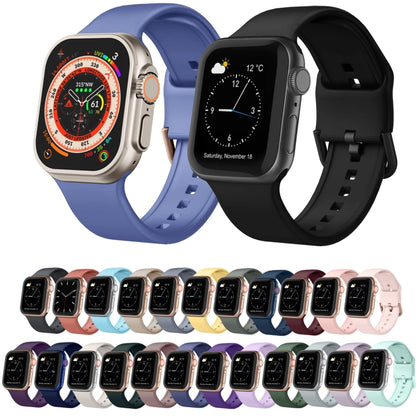 For Apple Watch Ultra 2 49mm Pin Buckle Silicone Watch Band(Black) by bashfashion