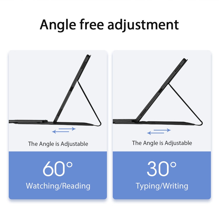 For Samsung Galaxy Tab S9 Ultra / S10 Ultra DUX DUCIS TK Series Wireless Bluetooth Keyboard Tablet Case(Black) by DUX DUCIS