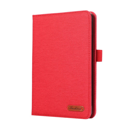 For Amazon Kindle 11th 2022 / Kindle 6 Cloth Texture Horizontal Flip PU + TPU Tablet Case(Red) by bashfashion