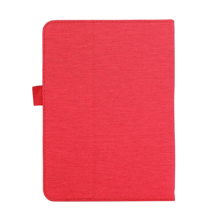 For Amazon Kindle 11th 2022 / Kindle 6 Cloth Texture Horizontal Flip PU + TPU Tablet Case(Red) by bashfashion