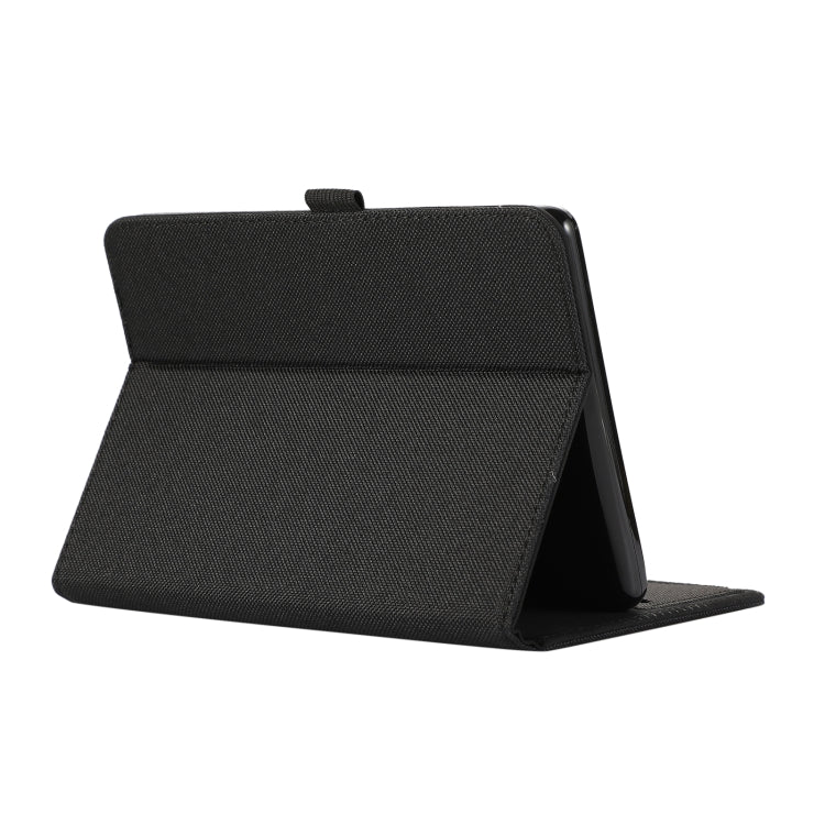 For Lenovo Legion Y700 2023 Horizontal Flip TPU + Fabric PU Leather Tablet Case(Black) by bashfashion