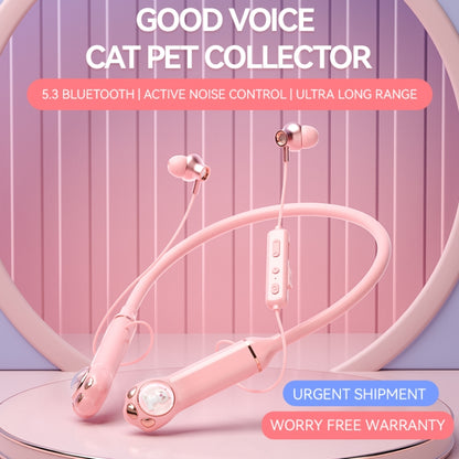 K1692 Meow Planet Neck-mounted Noise Reduction Sports Bluetooth Earphones(Black) by bashfashion