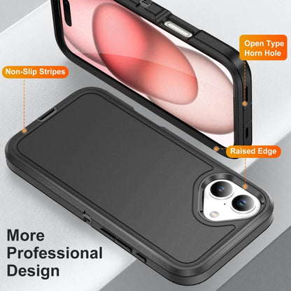 For iPhone 16 Plus Life Waterproof Rugged Phone Case(Black) by bashfashion