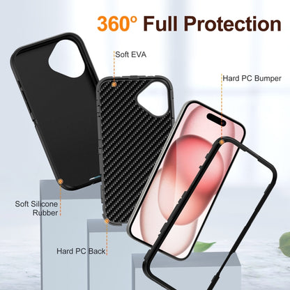 For iPhone 16 Plus Life Waterproof Rugged Phone Case(Black) by bashfashion