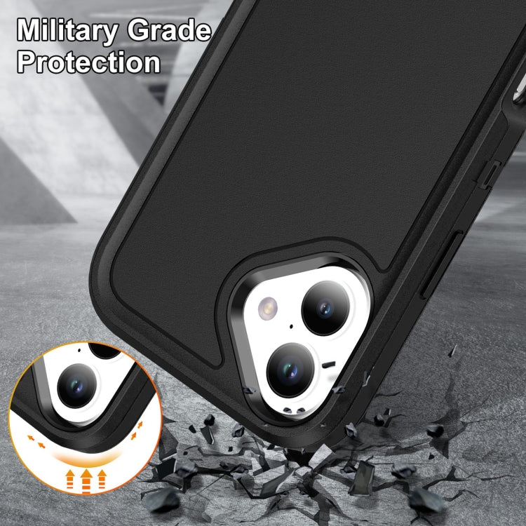 For iPhone 16 Plus Life Waterproof Rugged Phone Case(Black) by bashfashion