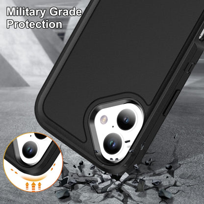 For iPhone 16 Plus Life Waterproof Rugged Phone Case(Black) by bashfashion