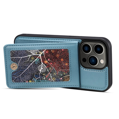 For iPhone 15 Pro ESEBLE Star Series Lanyard Holder Card Slot Phone Case(Blue) by ESEBLE