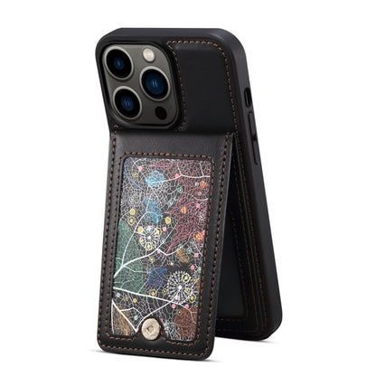 For iPhone 15 Plus ESEBLE Star Series Lanyard Holder Card Slot Phone Case(Black) by ESEBLE