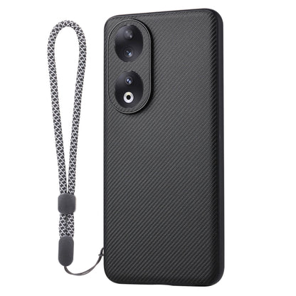 For Honor 90 ViLi TC Series Kevlar Carbon Fiber Texture Phone Case(Black) by ViLi