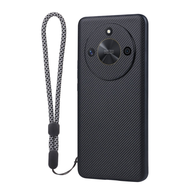 For Honor X50 ViLi TC Series Kevlar Carbon Fiber Texture Phone Case(Black) by ViLi