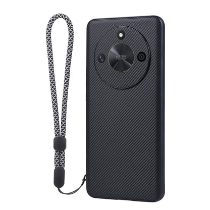 For Honor X50 ViLi TC Series Kevlar Carbon Fiber Texture Phone Case(Black) by ViLi