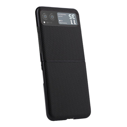 For Motorola Razr 40 ViLi TC Series Kevlar Carbon Fiber Texture Phone Case(Black) by ViLi
