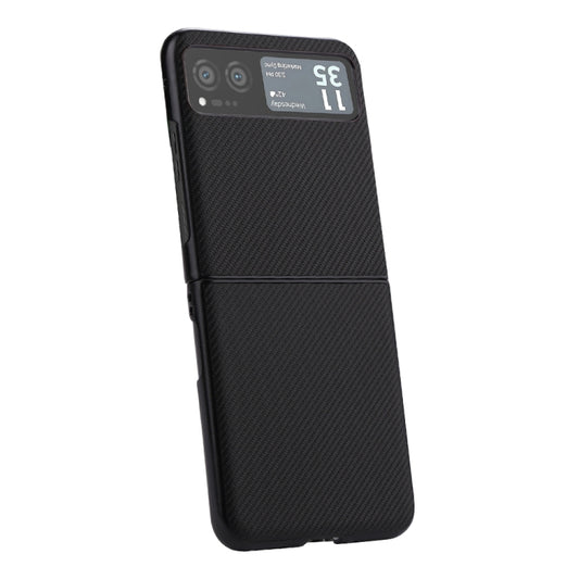 For Motorola Razr 40 ViLi TC Series Kevlar Carbon Fiber Texture Phone Case(Black) by ViLi