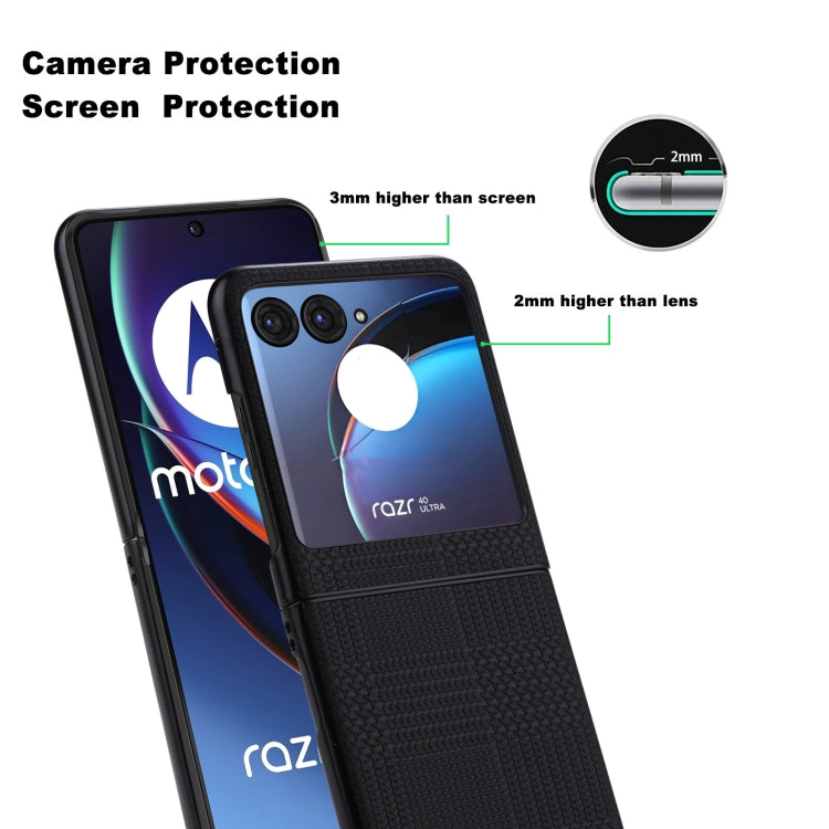 For Motorola Razr 40 Ultra ViLi TH Series Shockproof TPU + PC Phone Case(Black) by ViLi