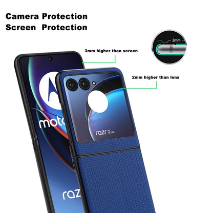 For Motorola Razr 40 Ultra ViLi TH Series Shockproof TPU + PC Phone Case(Blue) by ViLi