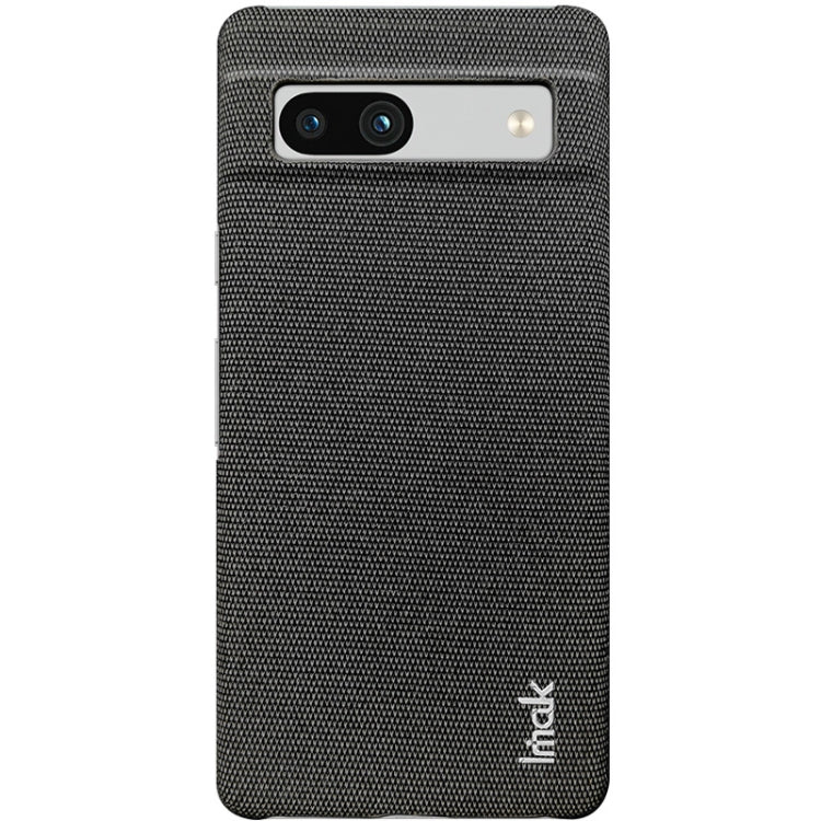 For Google Pixel 7a imak Ruiyi Series Cloth Texture PU + PC Phone Case(Black) by imak