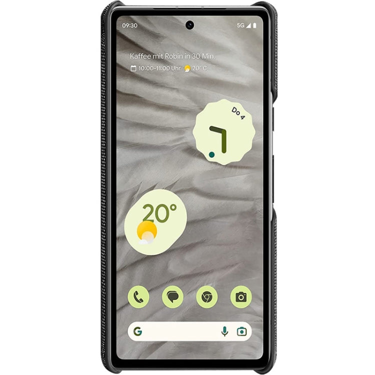 For Google Pixel 7a imak Ruiyi Series Cloth Texture PU + PC Phone Case(Black) by imak