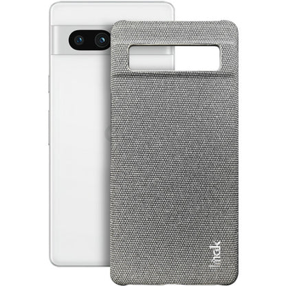 For Google Pixel 7a imak Ruiyi Series Cloth Texture PU + PC Phone Case(Light Grey) by imak