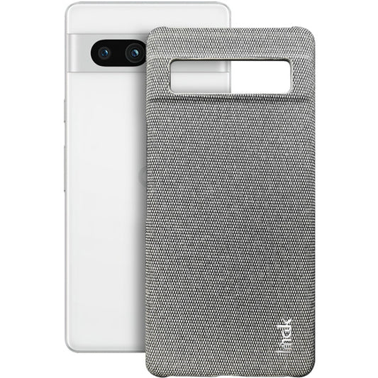 For Google Pixel 7a imak Ruiyi Series Cloth Texture PU + PC Phone Case(Light Grey) by imak