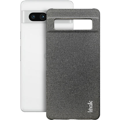 For Google Pixel 7a imak Ruiyi Series Cloth Texture PU + PC Phone Case(Dark Grey) by imak