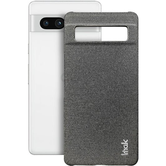 For Google Pixel 7a imak Ruiyi Series Cloth Texture PU + PC Phone Case(Dark Grey) by imak