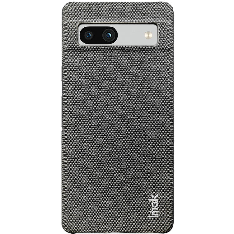 For Google Pixel 7a imak Ruiyi Series Cloth Texture PU + PC Phone Case(Dark Grey) by imak