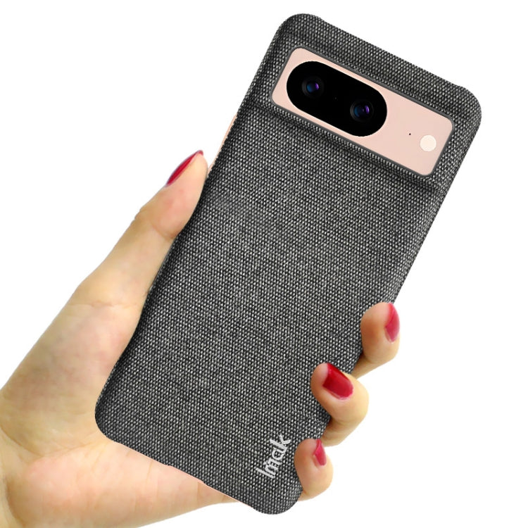 For Google Pixel 8 imak Ruiyi Series Cloth Texture PU + PC Phone Case(Dark Grey) by imak