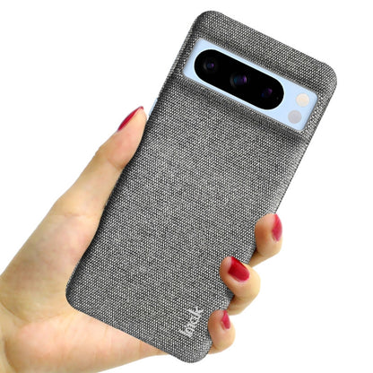 For Google Pixel 8 Pro imak Ruiyi Series Cloth Texture PU + PC Phone Case(Light Grey) by imak