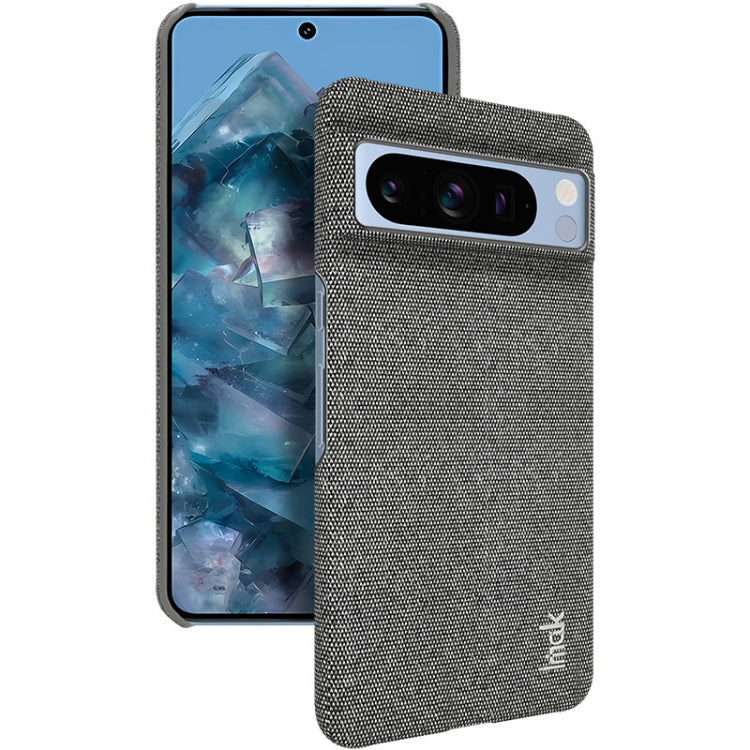 For Google Pixel 8 Pro imak Ruiyi Series Cloth Texture PU + PC Phone Case(Dark Grey) by imak