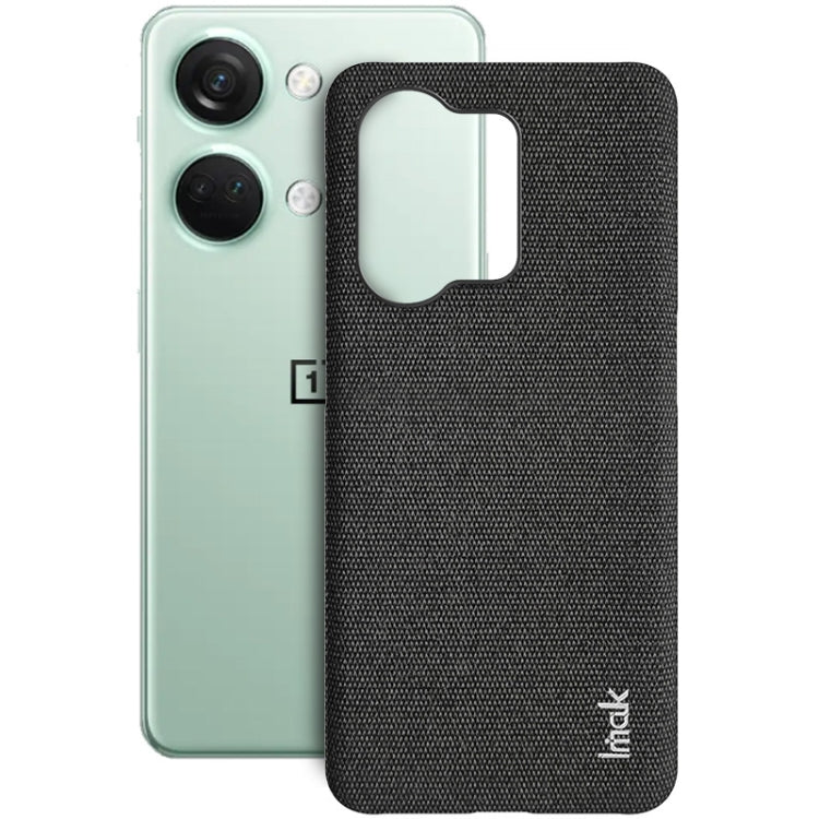 For OnePlus Ace 2V / Nord 3 5G imak Ruiyi Series Cloth Texture PU + PC Phone Case(Black) by imak
