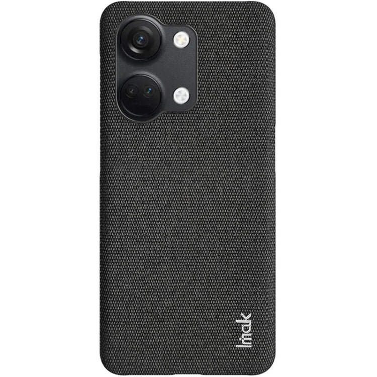 For OnePlus Ace 2V / Nord 3 5G imak Ruiyi Series Cloth Texture PU + PC Phone Case(Black) by imak