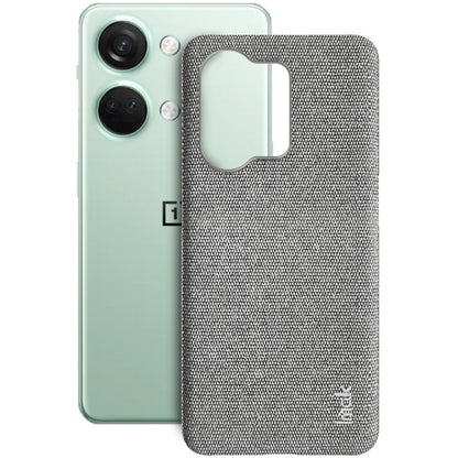 For OnePlus Ace 2V / Nord 3 5G imak Ruiyi Series Cloth Texture PU + PC Phone Case(Light Grey) by imak