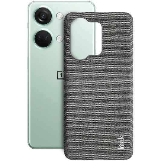 For OnePlus Ace 2V / Nord 3 5G imak Ruiyi Series Cloth Texture PU + PC Phone Case(Dark Grey) by imak