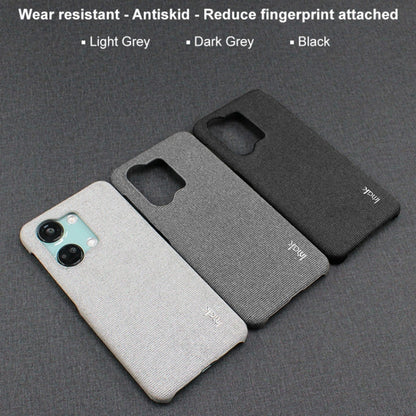 For OnePlus Ace 2V / Nord 3 5G imak Ruiyi Series Cloth Texture PU + PC Phone Case(Dark Grey) by imak