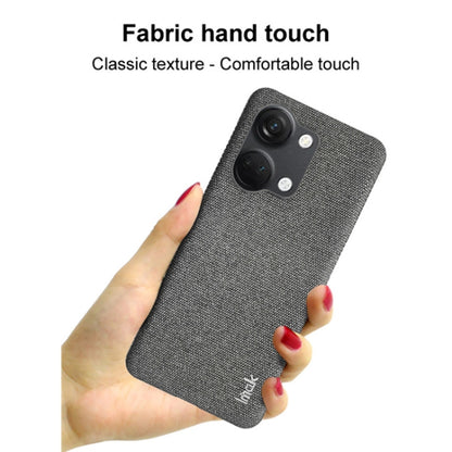 For OnePlus Ace 2V / Nord 3 5G imak Ruiyi Series Cloth Texture PU + PC Phone Case(Dark Grey) by imak