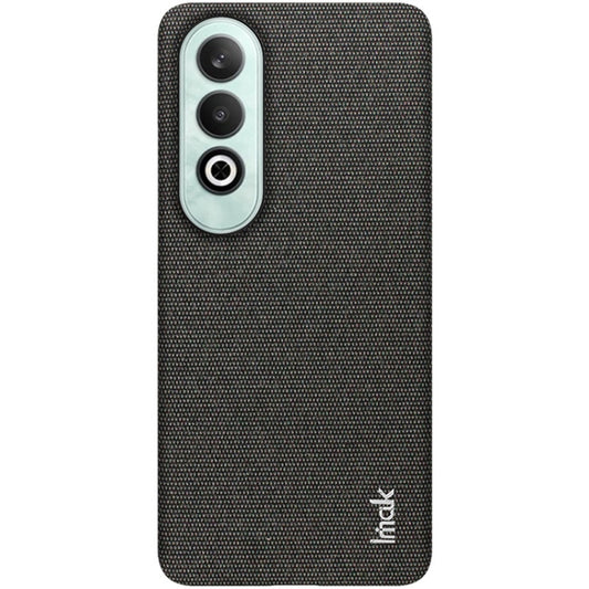 For OnePlus Nord CE4 5G imak Ruiyi Series Cloth Texture PU + PC Phone Case(Black) by imak
