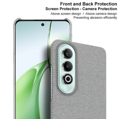 For OnePlus Nord CE4 5G imak Ruiyi Series Cloth Texture PU + PC Phone Case(Light Grey) by imak