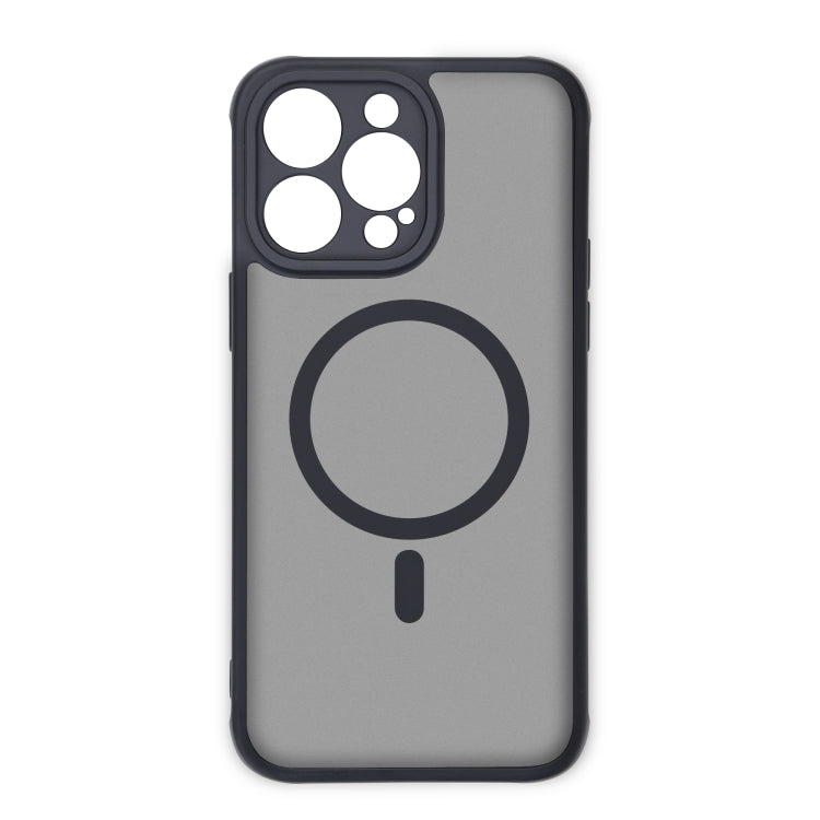 For iPhone 15 Pro ViLi GHB Series MagSafe Magnetic Zipper Leather Phone Case(Black) by ViLi