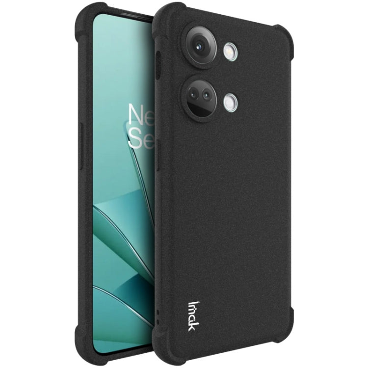 For OnePlus Ace 2V 5G/Nord 3 5G imak Shockproof Airbag TPU Phone Case(Matte Black) by imak