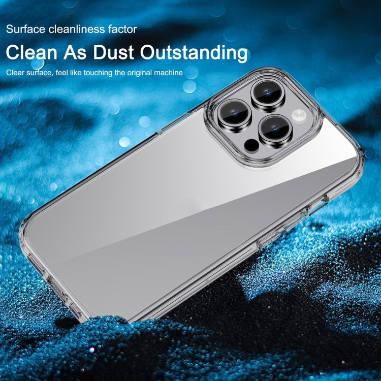 For iPhone 15 Pro Max iPAKY Hanguang Series Transparent TPU+PC Phone Case(Transparent Purple) by iPAKY