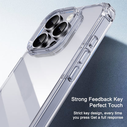 For iPhone 16 Plus iPAKY Crystal Clear Series Shockproof PC + TPU Protective Phone Case(Transparent) by iPAKY